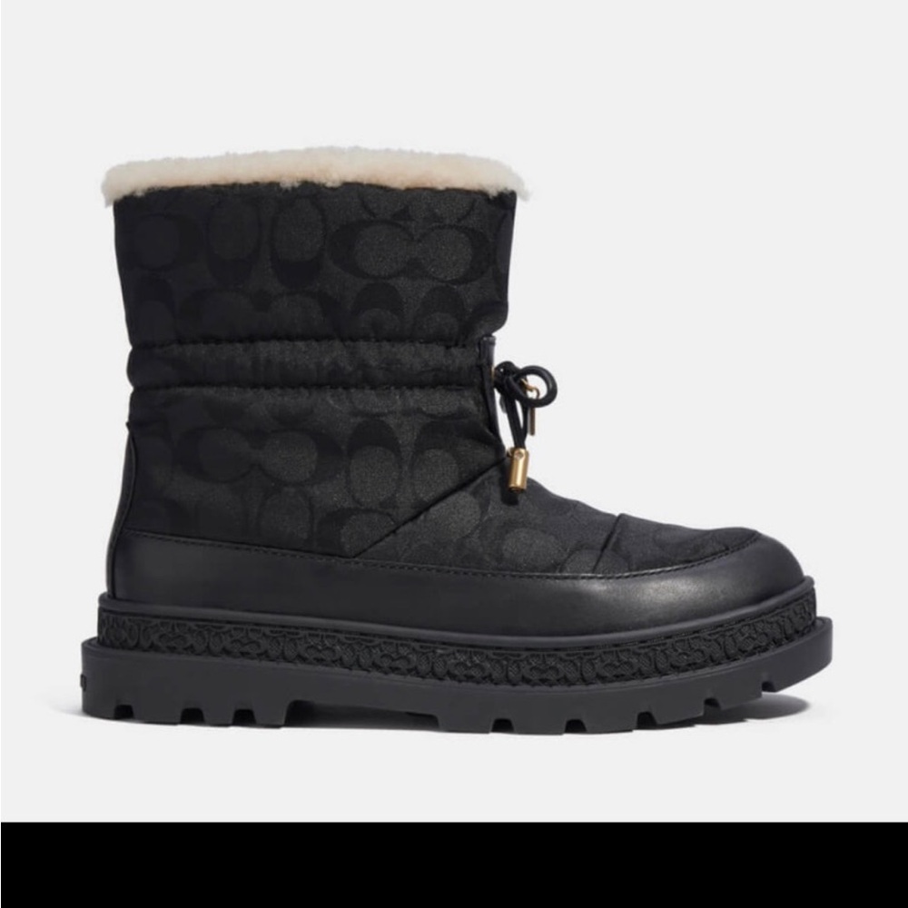 Coach Kailee Brand new winternylon moon boots women size 8.5 9 $560